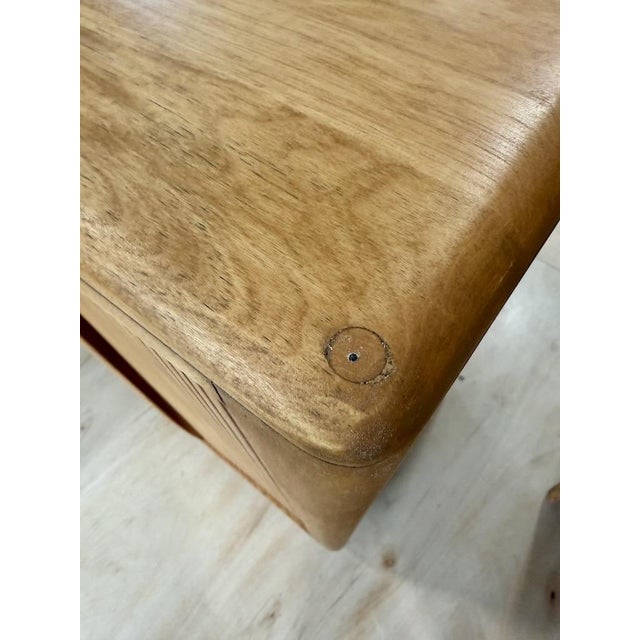 Mid-Century Modern Vintage Heywood Wakefield Tambour Utility Cabinet Model M179 For Sale - Image 3 of 13