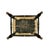 Antique Ebonized Hitchcock Stool / Footsool With Woven Rush Seat, Stenciling, & Spool Legs For Sale - Image 12 of 12