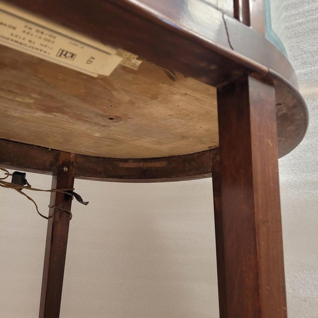 Edwardian Style Display Case in Wood, England, 1930s For Sale - Image 15 of 18