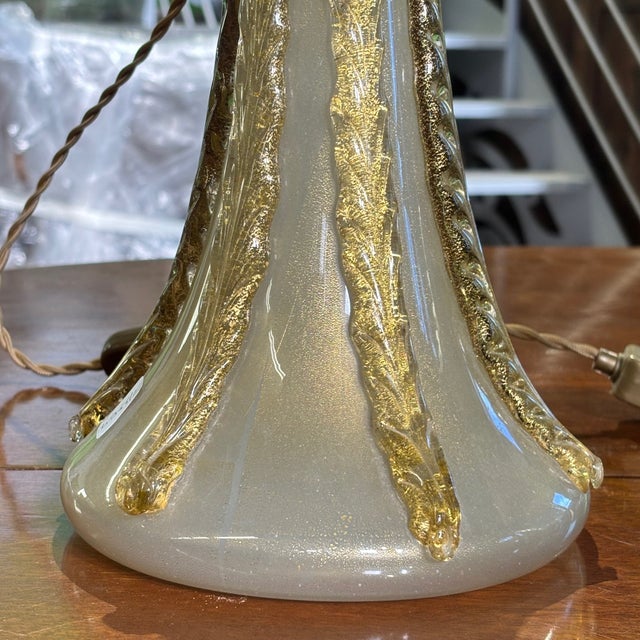 Vintage Murano Lamps by Ercole Barovier, 1950s, Set of 2 For Sale - Image 6 of 18