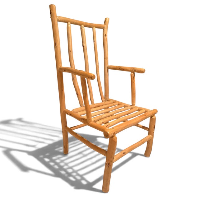 Cabin Rustic Branch Dining Chairs- A Set of 5 For Sale - Image 3 of 9