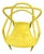 In the Style of Philippe Starck for Kartell "Masters" Armchair in Mustard Yellow For Sale