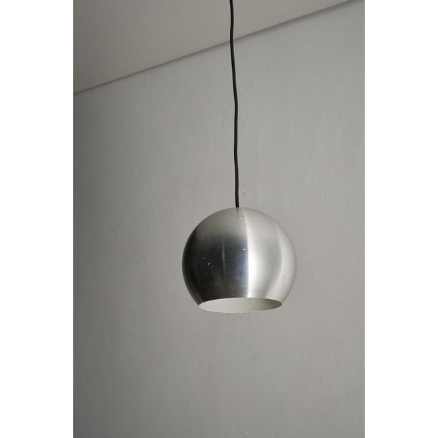 Black Brushed Aluminum Model 7394 Pendant Lamp from Gebrüder Cosack, 1970s For Sale - Image 8 of 10