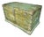 Antique Indian Rural Box in Green For Sale