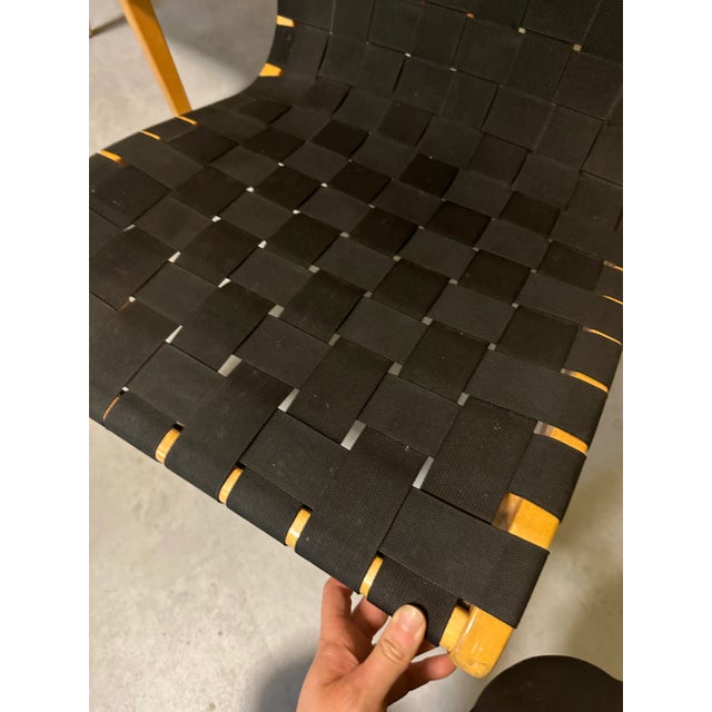 Jens Risom Jen’s Risom for Knoll Lounge Chair Pair For Sale - Image 4 of 9