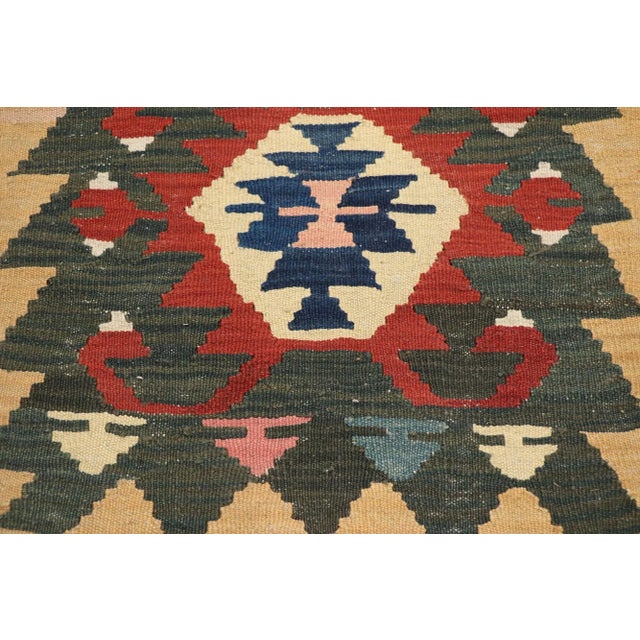 Vintage Persian Shiraz Kilim Rug - 01'11 X 02'10 For Sale - Image 4 of 9