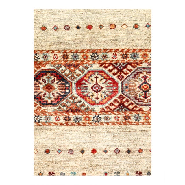 Super Khorjin Design Rug.Handmade Hand-knotted,Very Practical for High Traffic,Hand-Spun Lamb's Wool on a Cotton...