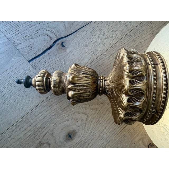 1940s Large and Rare Hollywood Regency Pendant Light For Sale - Image 4 of 7