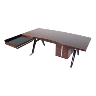 Mid-Century Modern Desk attributed to Ico Parisi for Mim Roma, Italy, 1950s For Sale