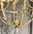 Neoclassical Myran Allan Luxury Lighting Italian Sand and Gold Leaf Finished Iron Chandelier For Sale - Image 3 of 7