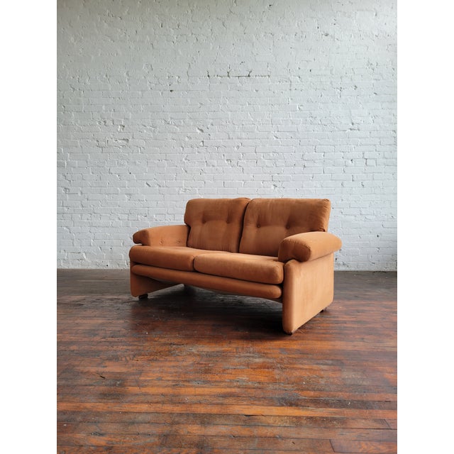 Mid-Century Modern 1970s Coronado Loveseat Attributed to Afra & Tobia Scarpa for B&b Italia For Sale - Image 3 of 13