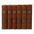 Fine Leather Bindings / Books - History of the Kingdom of Denmark - Danmarks Riges Historie - 6 Volumes For Sale