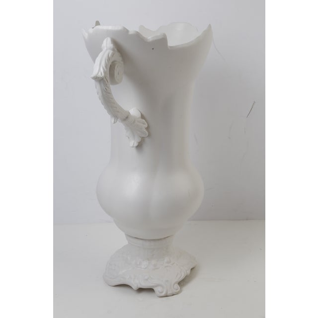 2000 - 2009 Seletti Versailles Fluo White Porcelain Urn Vase by Selab, Italy 2009 For Sale - Image 5 of 9