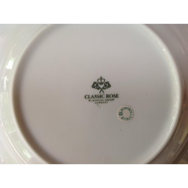 Gold 1970's Vintage/New Rosenthal Wild Fowl & Gold Rim Dinnerware Set- 15 Pieces For Sale - Image 8 of 12