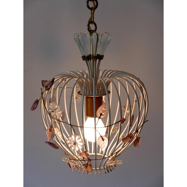 Metal Mid-Century Modern German Pendant Lamp, 1950s For Sale - Image 7 of 18