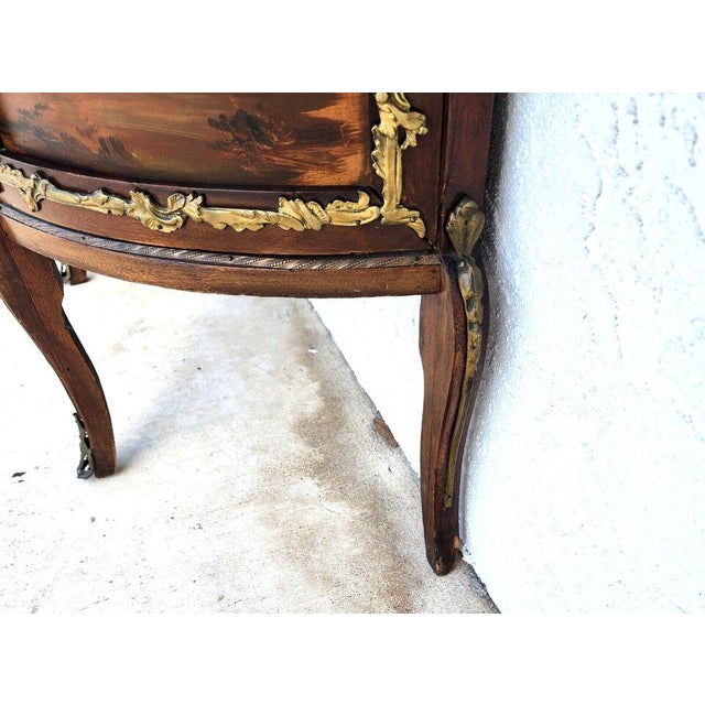 19th Century French Vernis Martin Vitrine Louis XVI For Sale - Image 9 of 12