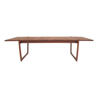 Model FD 575 Coffee Table in Teak by Hvidt and Nielsen, 1950s For Sale