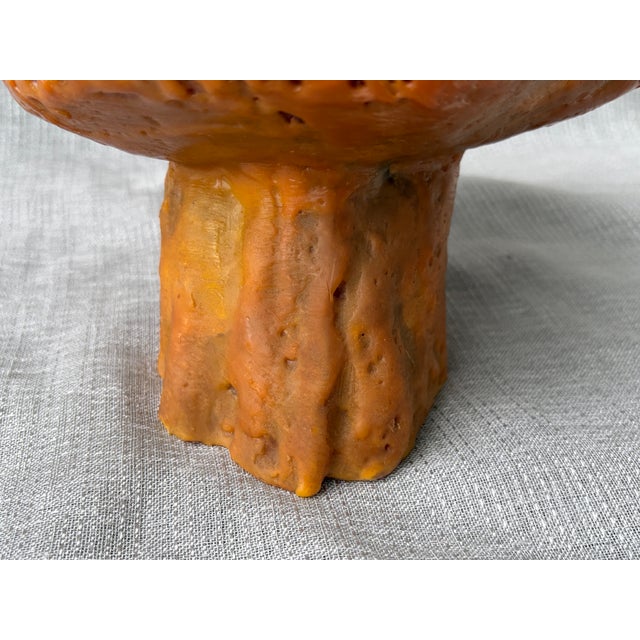 Wax Large Mid Century Mushroom Candle Sculpture For Sale - Image 7 of 18