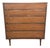 Vintage Mid Century Modern Walnut Highboy For Sale