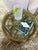 Mid 20th Century Glass-Topped Bamboo Side Table or Plant Stand For Sale - Image 5 of 7
