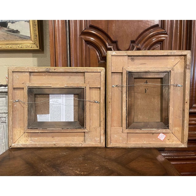 Pair of 19th Century French Landscapes by Galien-Laloue as Louis Dupuy For Sale - Image 11 of 13