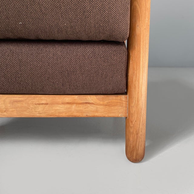 Mid-Century Modern Italian Loden Armchair by Vico Magistretti for Cassina, 1960s For Sale - Image 15 of 18