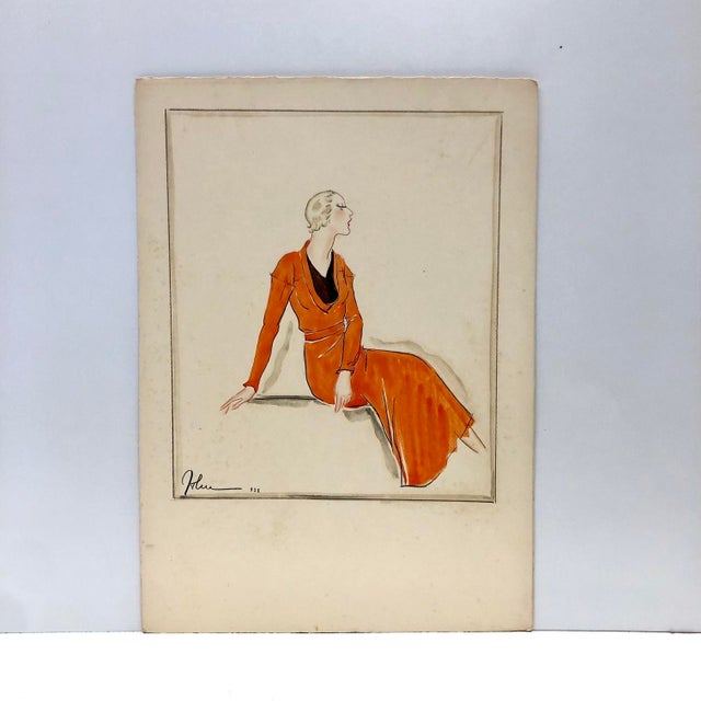 1930s John Guida, Figure, Drawing on Paper, 1933 For Sale - Image 5 of 5