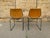 Vintage German School Chairs – Set of 8 – Green Metal + Plywood (Stackable) For Sale - Image 4 of 8