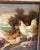 Early 19th Century English Farm Yard Oil on Canvas For Sale - Image 4 of 10