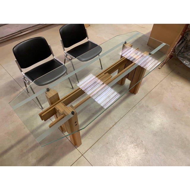 Postmodern Cangrande Table by Franco Poli for Bernini, 1970s For Sale - Image 3 of 12
