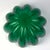 Emerald Vintage Oversized Villeroy & Boch 'Neptun' Emerald Green Fluted Crystal Bowl, Made in Germany For Sale - Image 8 of 10