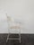 White Wrought Iron Garden Table and Chairs, Set of 5 For Sale - Image 8 of 15