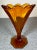 Amber Early 20th Century Art Deco Glass Vase by Moser For Sale - Image 8 of 10