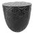 Ebony Gumdrop Acacia Wood Cane Print Stool For Sale