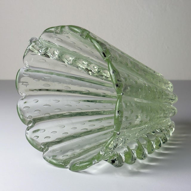 Vintage Murano Glass Vase by Barovier & Toso, Italy 1930-40s For Sale - Image 13 of 18