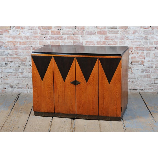 Art Deco Sideboard in Mahogany and Brass by J. Gočár for Pud, 1890s For Sale - Image 6 of 11