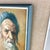 Mid 20th Century Vintage Portrait Jewish Man Hat Beard William Weintraub Oil Board Israeli Art For Sale - Image 4 of 12