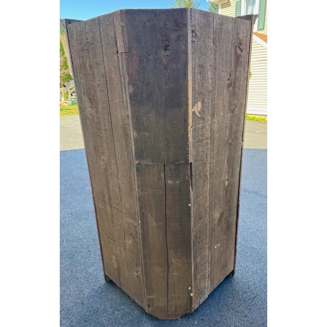 American Antique American Federal Period Cherry Corner Cupboard For Sale - Image 3 of 4