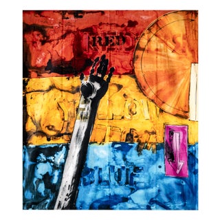 Jasper Johns, Red, Yellow, Blue, Print For Sale