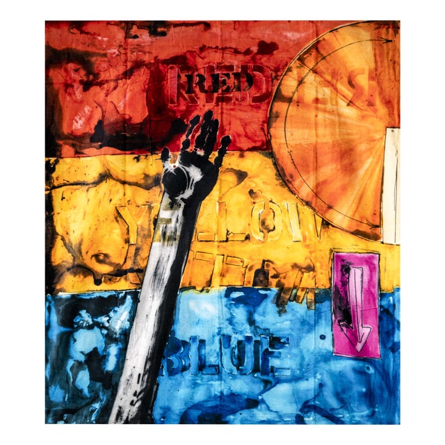 Jasper Johns, Red, Yellow, Blue, Print For Sale