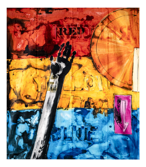 Jasper Johns, Red, Yellow, Blue, Print