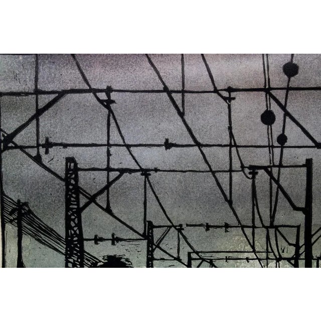 1960s Albert Goltjakov, At Jurmala, 1960, Linocut For Sale - Image 5 of 7