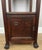 Antique French Style Walnut Bedside Table with Marble Top For Sale - Image 4 of 12