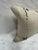 Turkish Hemp Pillow Cushion Natural Beige Black Pillow Cushion Cover 16" x 24" For Sale - Image 4 of 4