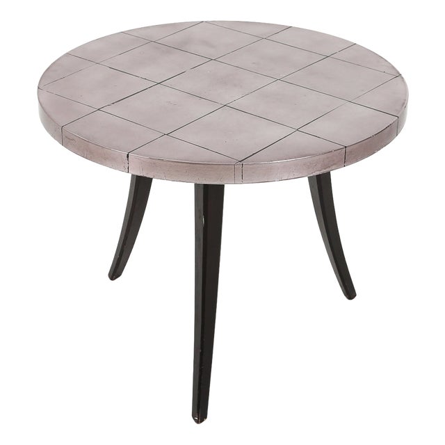 Vintage Space Age French Tripot Coffee Table, 1980s For Sale