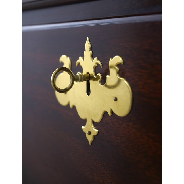 Wood Henkel Harris Mahogany #1946 Highboy Chest For Sale - Image 7 of 18
