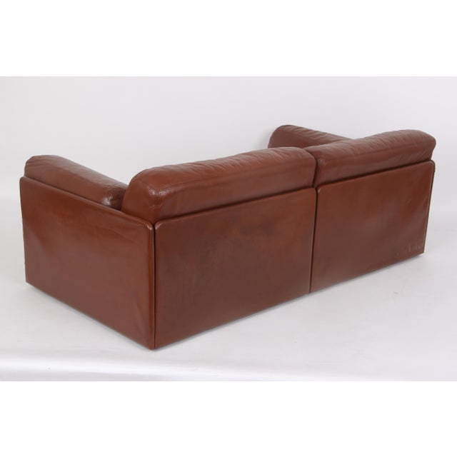 DS-76 Sleeper Sofa in Brown Leather from de Sede, 1970s For Sale - Image 13 of 18