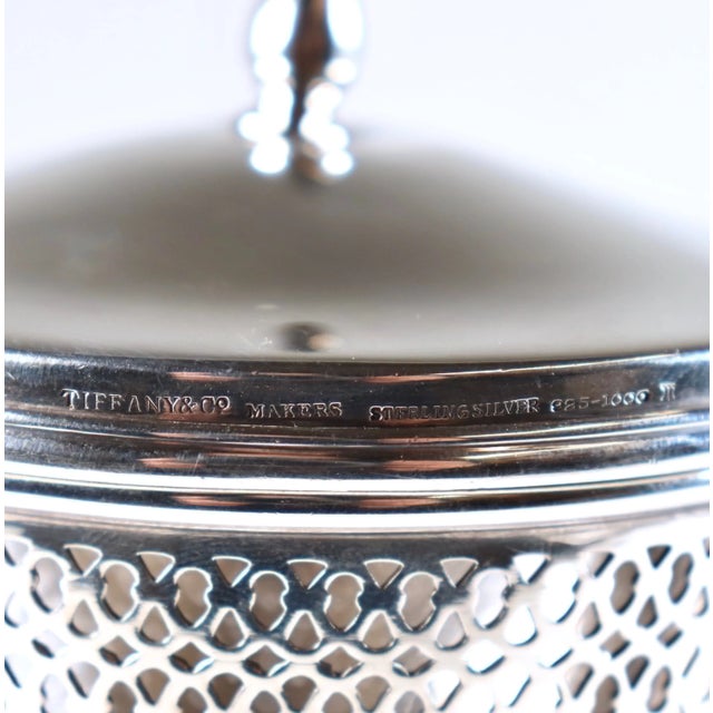 Early 20th Century Tiffany & Company Sterling Silver Sugar Bowl For Sale In Chicago - Image 6 of 13
