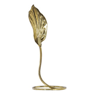 Leaf Table Lamp by Tommaso Barbi for Bottega Gadda, 1970s For Sale