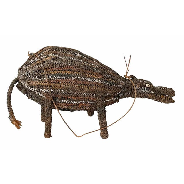 Brown Armadillo Vintage Hand Made For Sale - Image 8 of 8